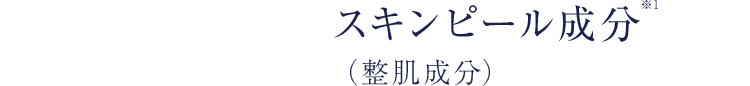 スキンピール成分（整肌成分）