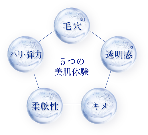 5つの美肌体験